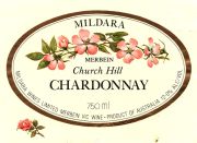 Mildara_Church hill_chardonnay 1984